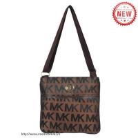 michael kors jet set logo groot bruin crossbody zakken Portemonnee Online 00qlh574